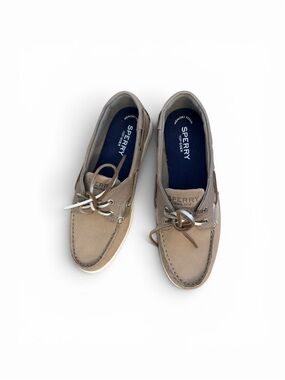 Sperry Tan Boat Shoes Leather Shoes Size 8.5